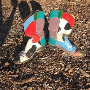 Hand-painted Cowgirl Boots